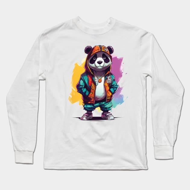 Phat Panda Long Sleeve T-Shirt by Imagequest